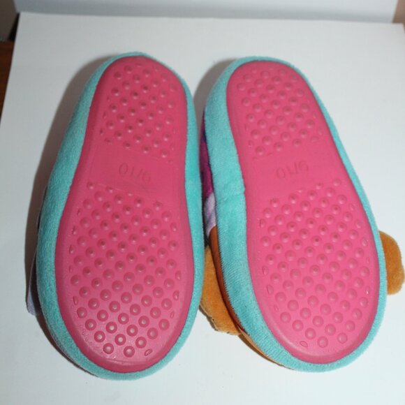 Paw Patrol Skye & Everest Slippers Size 9/10 Plastic Bottoms - Picture 2 of 2